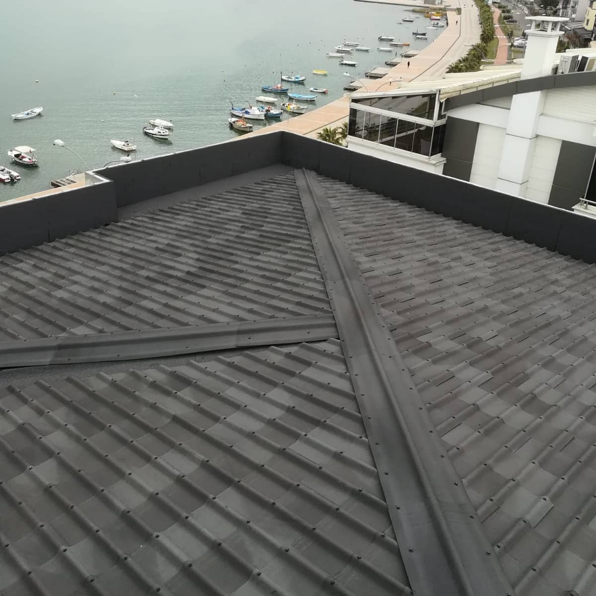 Noa Yapı Samsun Körfez Yat Limanı İnşaat Çatı Kaplaması